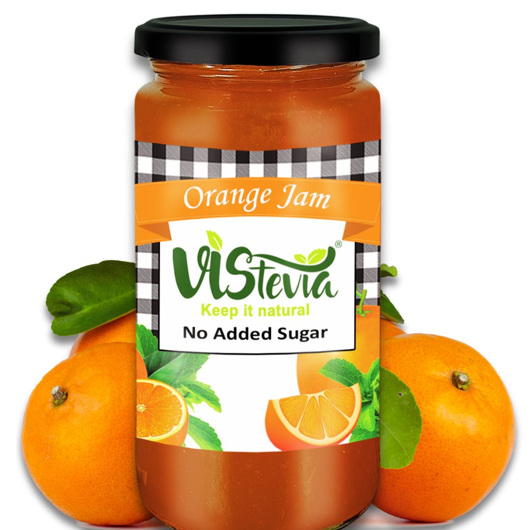 Sugar-Free Stevia Orange Jam – 400gm