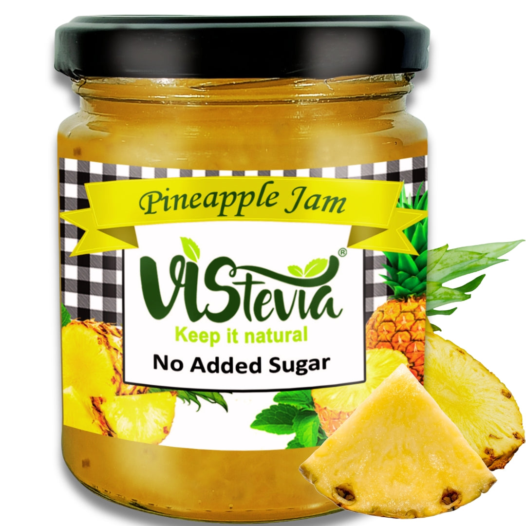 Sugar-Free Stevia Pineapple Jam - 220gm