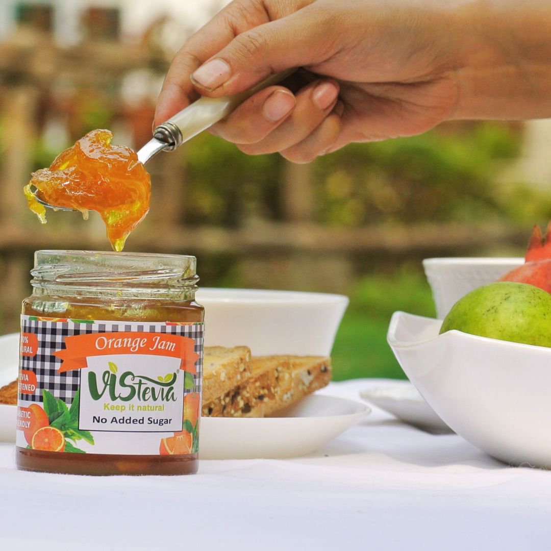 Sugar-Free Combo of Pineapple & Orange Jam - Pack of 2 (400g x 2)